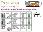 Aliuminiai profiliai 1/3