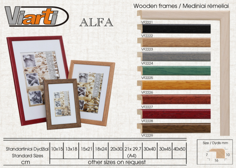 Wooden frames 1/27