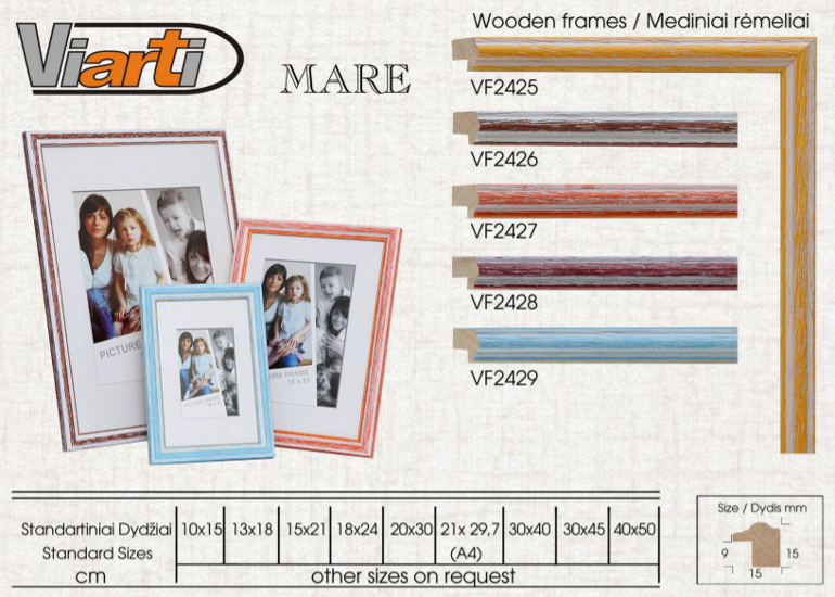 Wooden frames 7/27