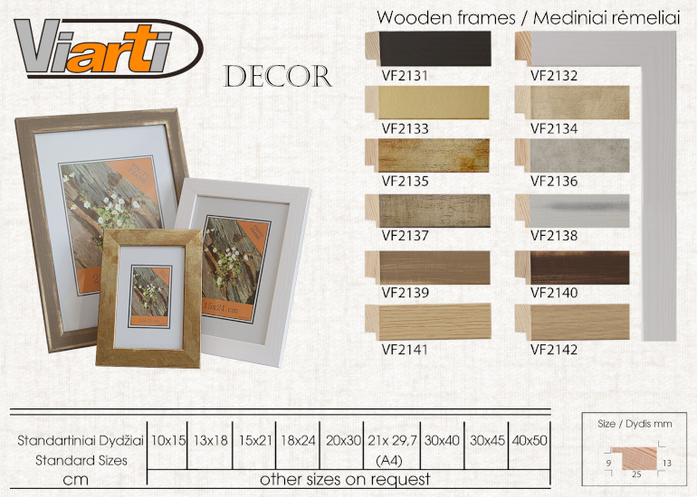 Wooden frames 14/27
