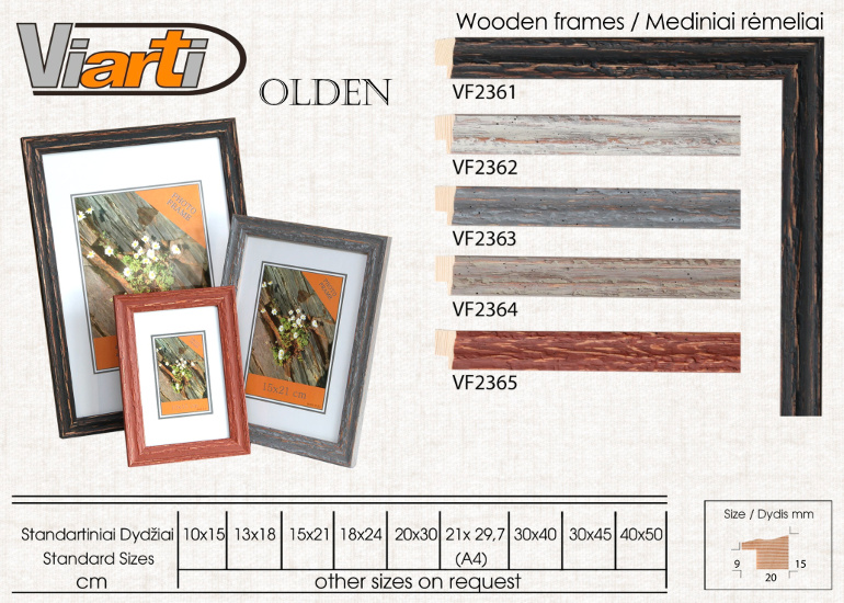 Wooden frames 18/27