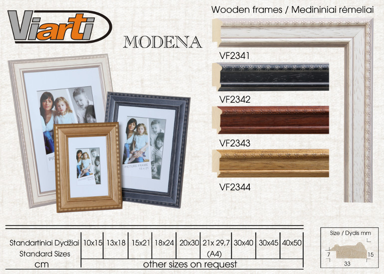 Wooden frames 22/27