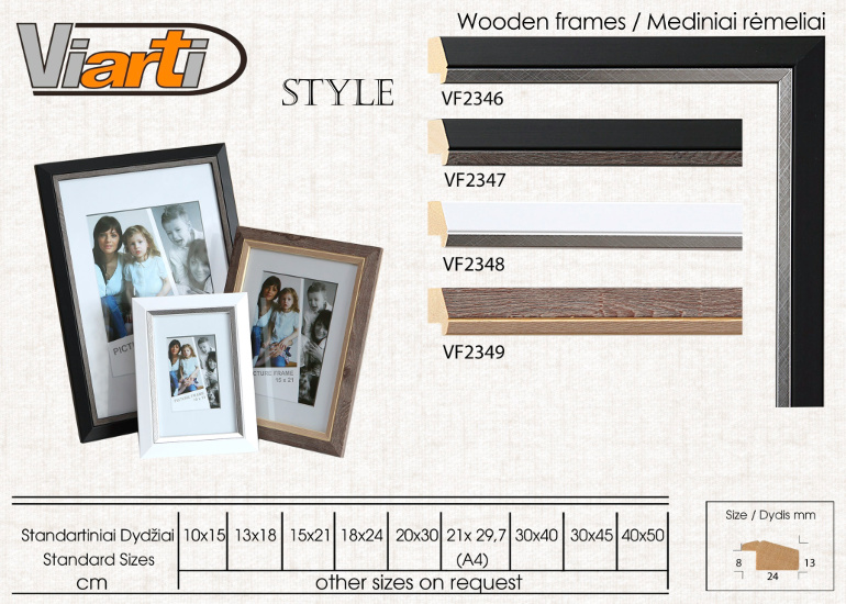 Wooden frames 23/27