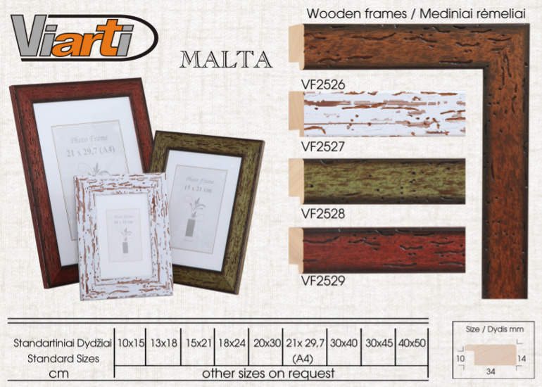 Wooden frames 24/27