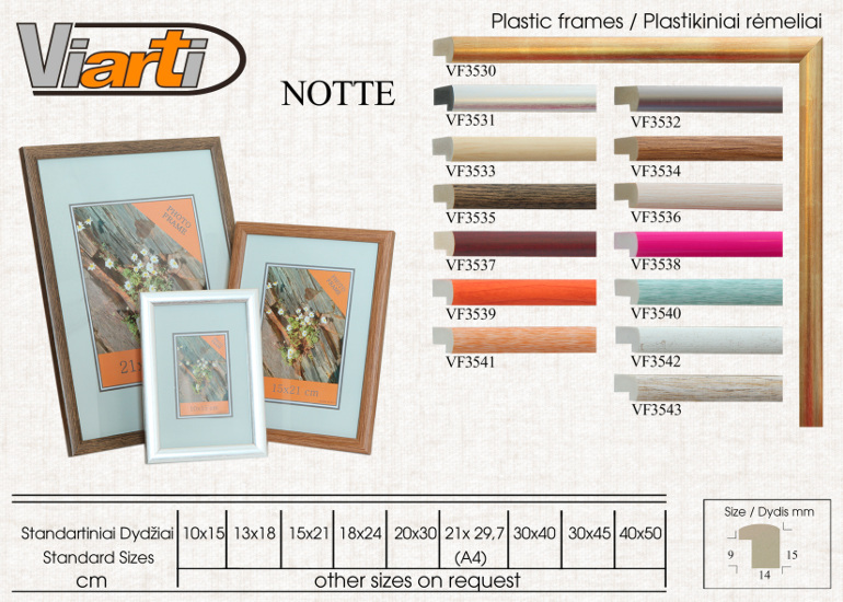 Plastic frames 7/21