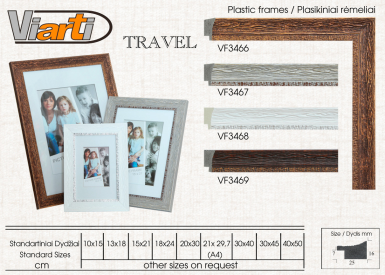 Plastic frames 17/21