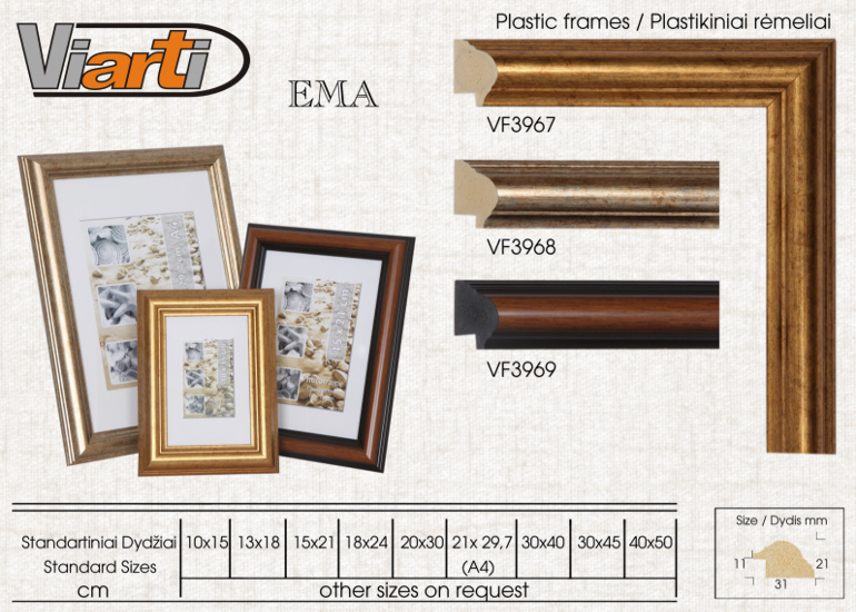 Plastic frames 20/21